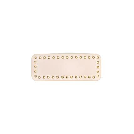 Ivory gold stud hair clip by Antler