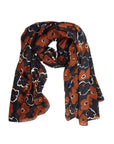 Antler-AW24-CPF_chocolate and poppy scarf