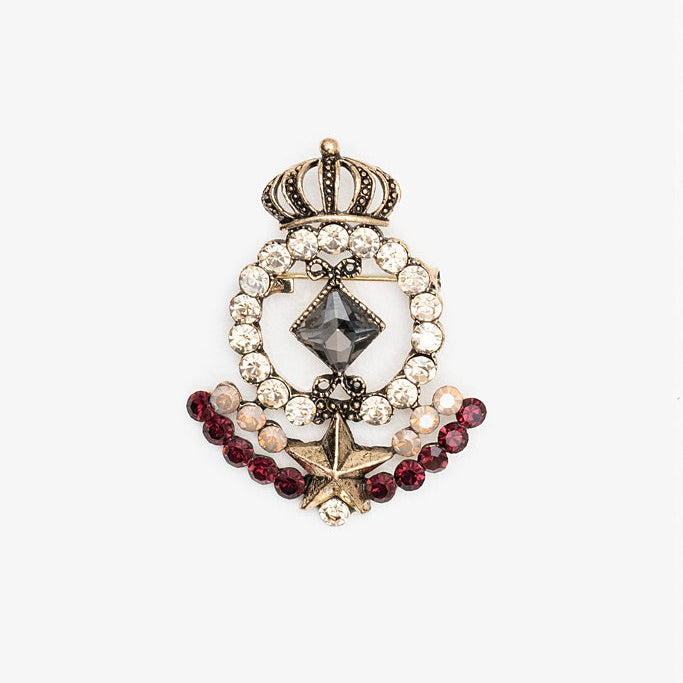 Brooch - Crown Shield