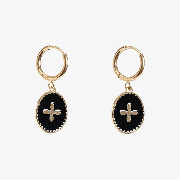 Earring - Black X Earring