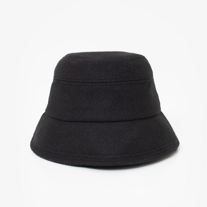 Bow Cloche Hat - Black