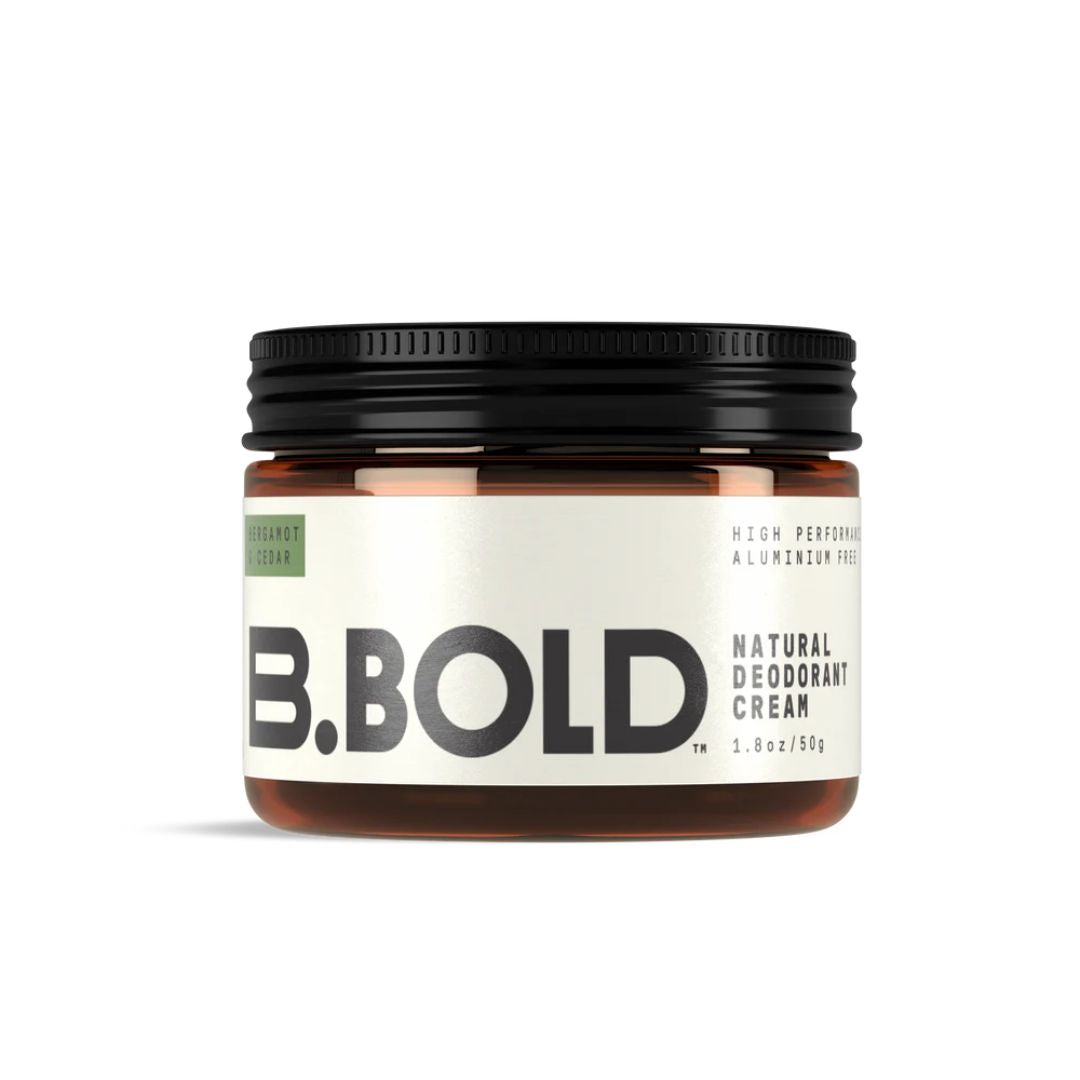 B.BOLD DEODORANT - BERGAMOT + CEDAR
