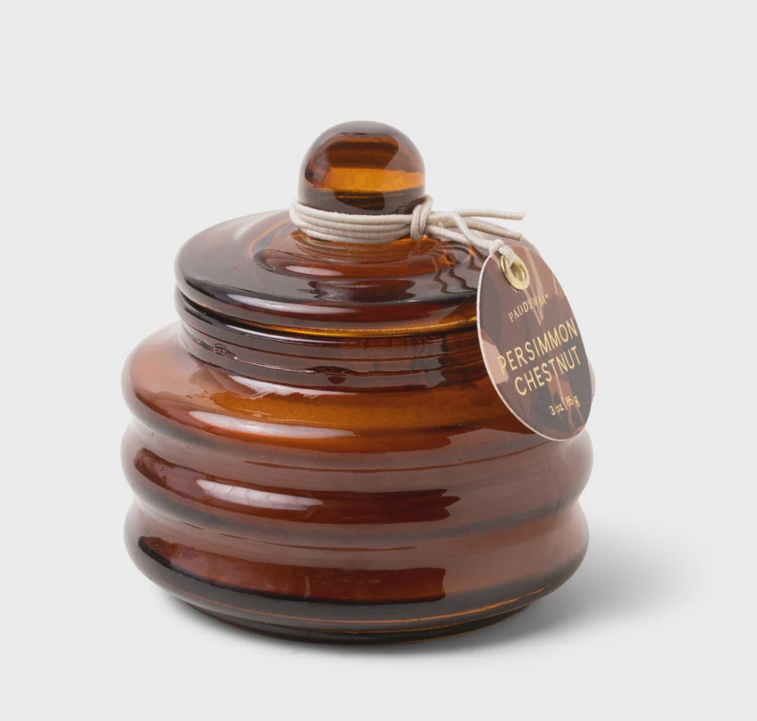 Beam Candle - Amber Glass | Persimmon Chestnut