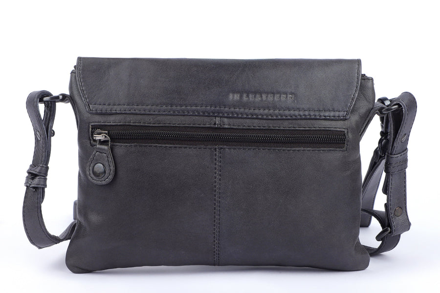 Leather Bag - Swoon | Charcoal Black