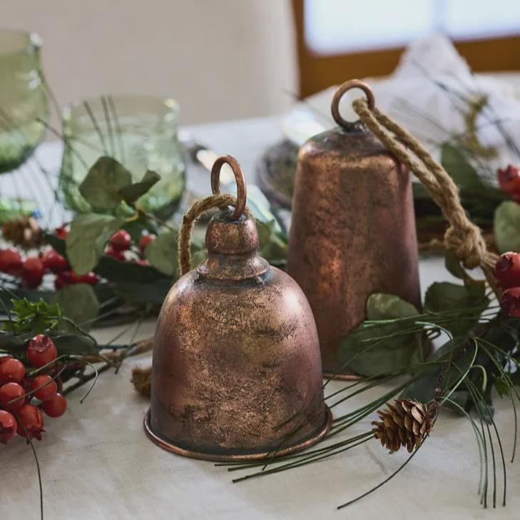 Christmas Decoration - Short Bronze Bell