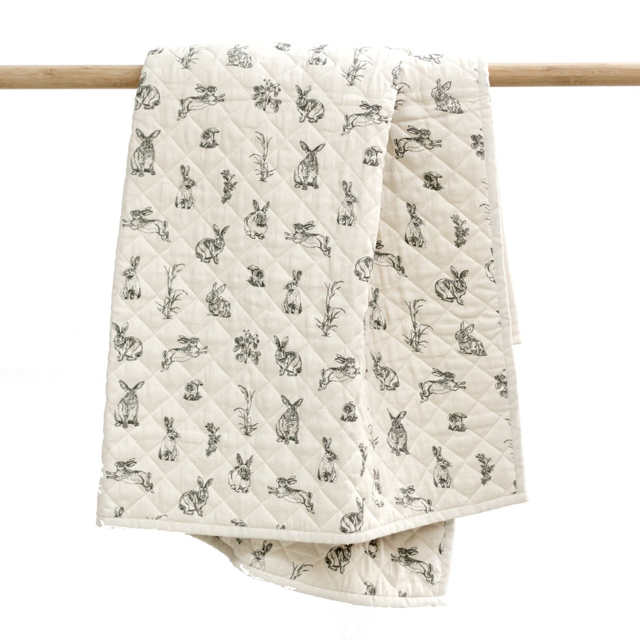Baby Cot Quilt | Play Mat - Almond