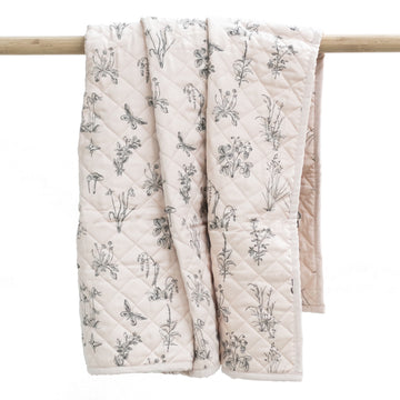 Baby Cot Quilt | Play Mat - Blush