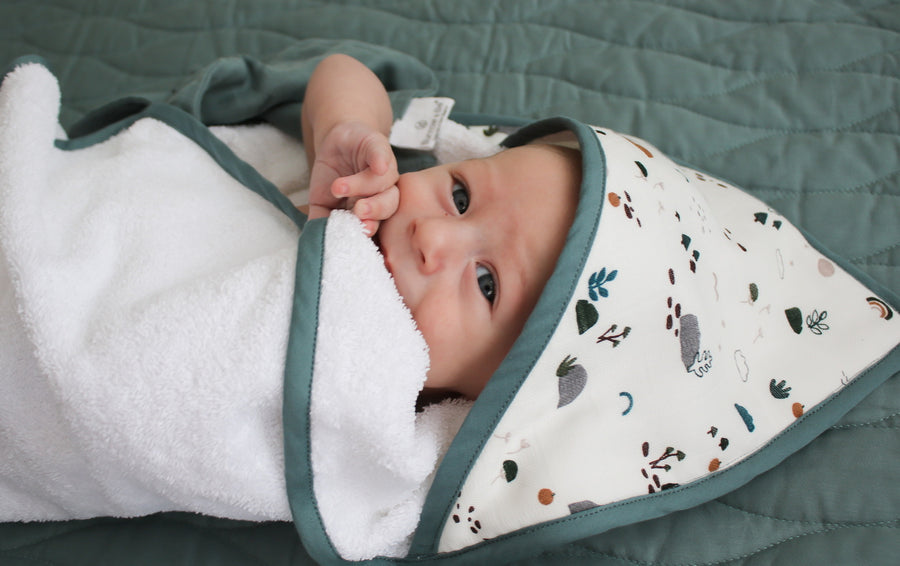 Baby Hooded Towel - Garden Treasures