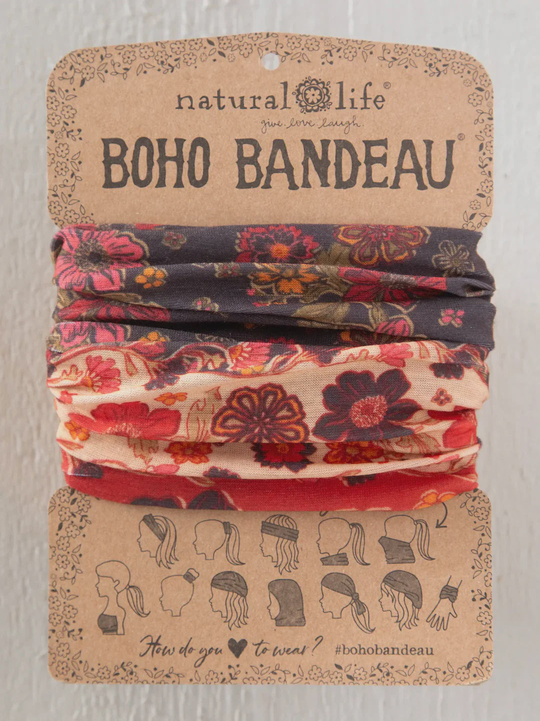 Bandeau - Tan Stella Blooms