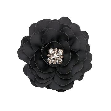 Black Flower Brooch/Clip