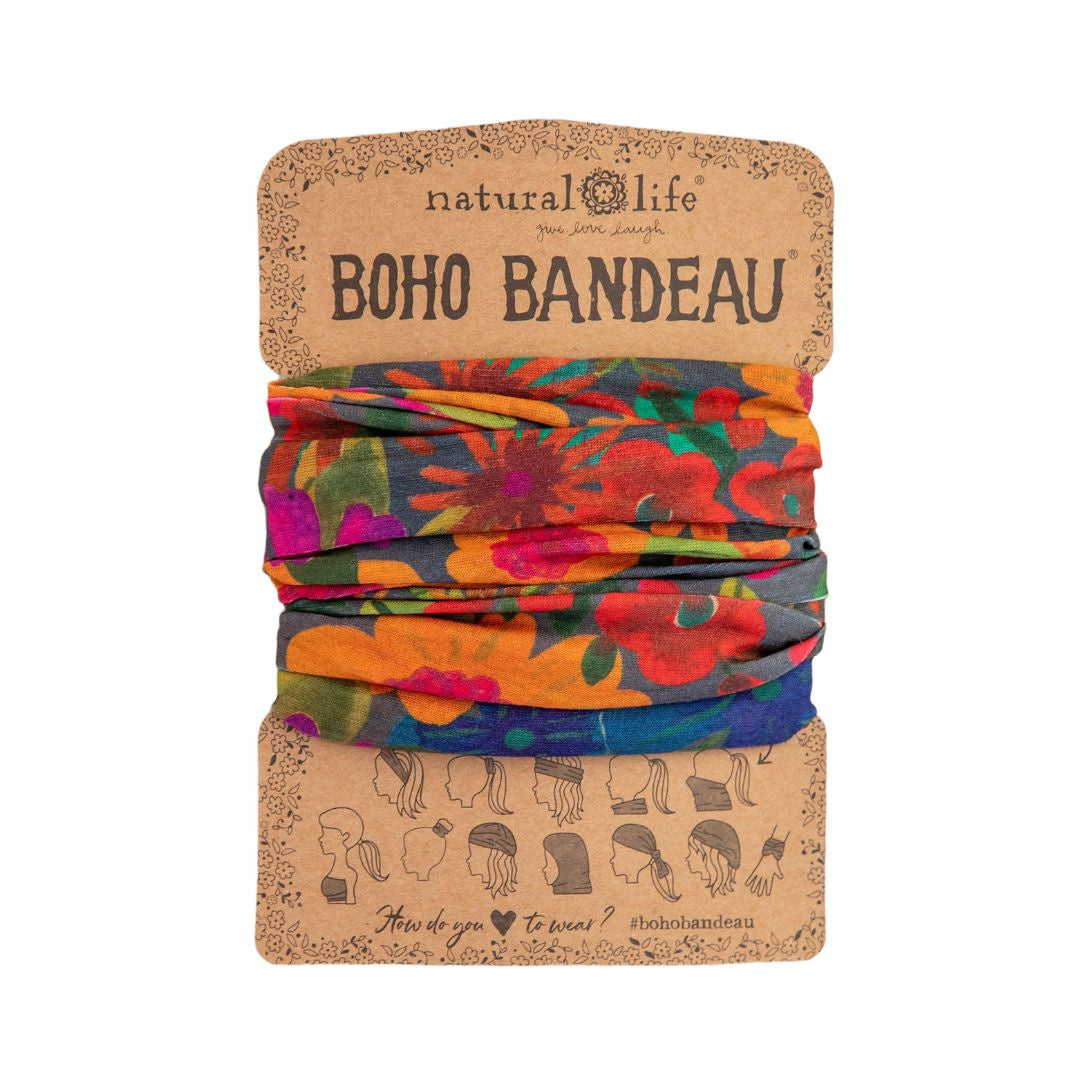 Bandeau - Orange Pink Floral 