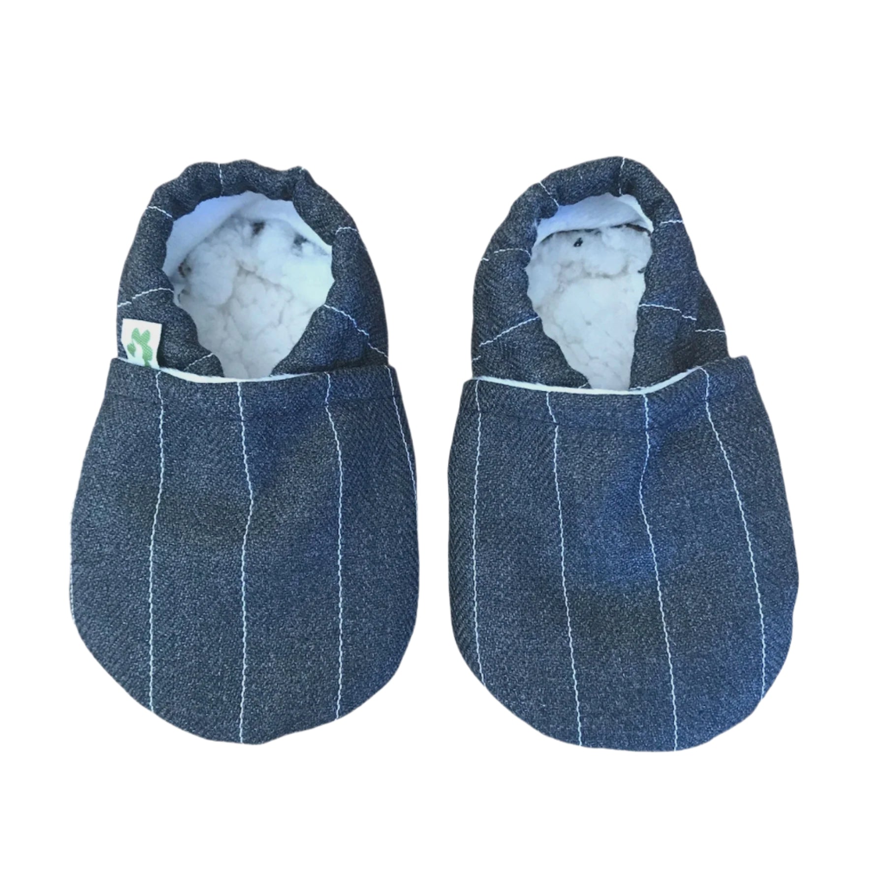 Baby Booties - Grandad Grey