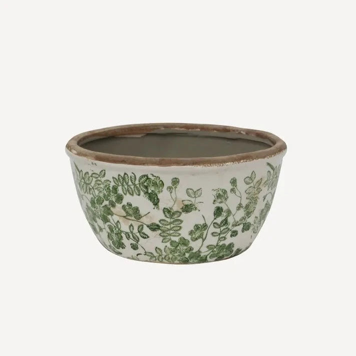 French Country Botanical Pots