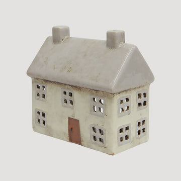 Alsace Tea Light Cottage | Light Grey