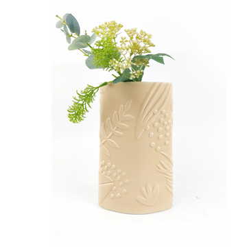 Caprice Foliage Vase - Medium | Sand