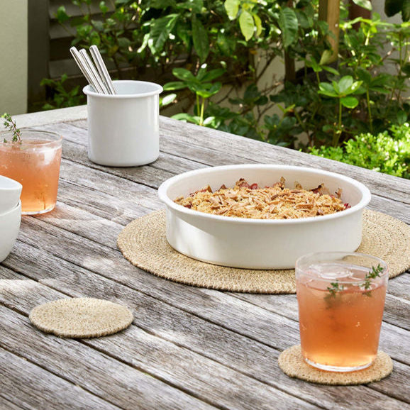 Citta Woven Coasters - Natural | Set of 4