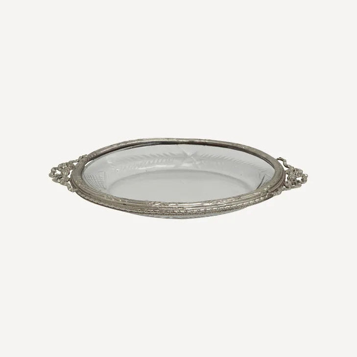 Cut Glass Trinket | Soap Dish french country
