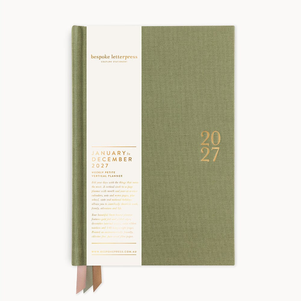 Petite vertical laurel Planner