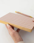 Notepad Jotter - Primrose Gingham