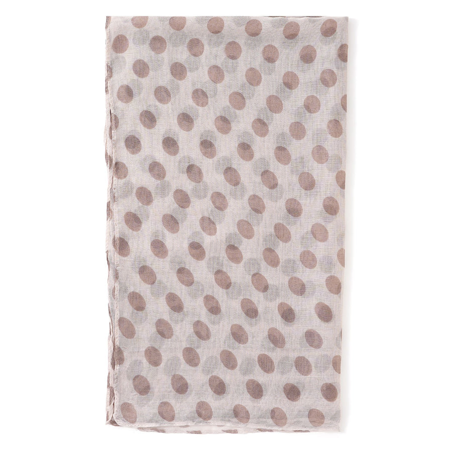 Dotty Scarf - Mocha