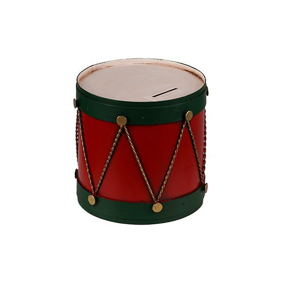 Christmas - Drum Coin Bank - Medium