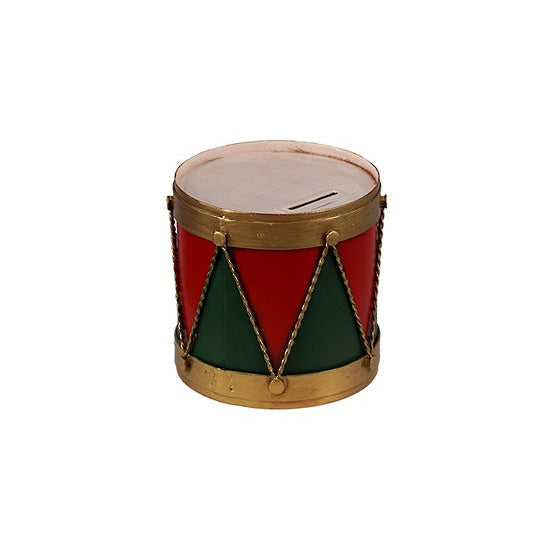 Christmas - Drum Coin Bank - Small