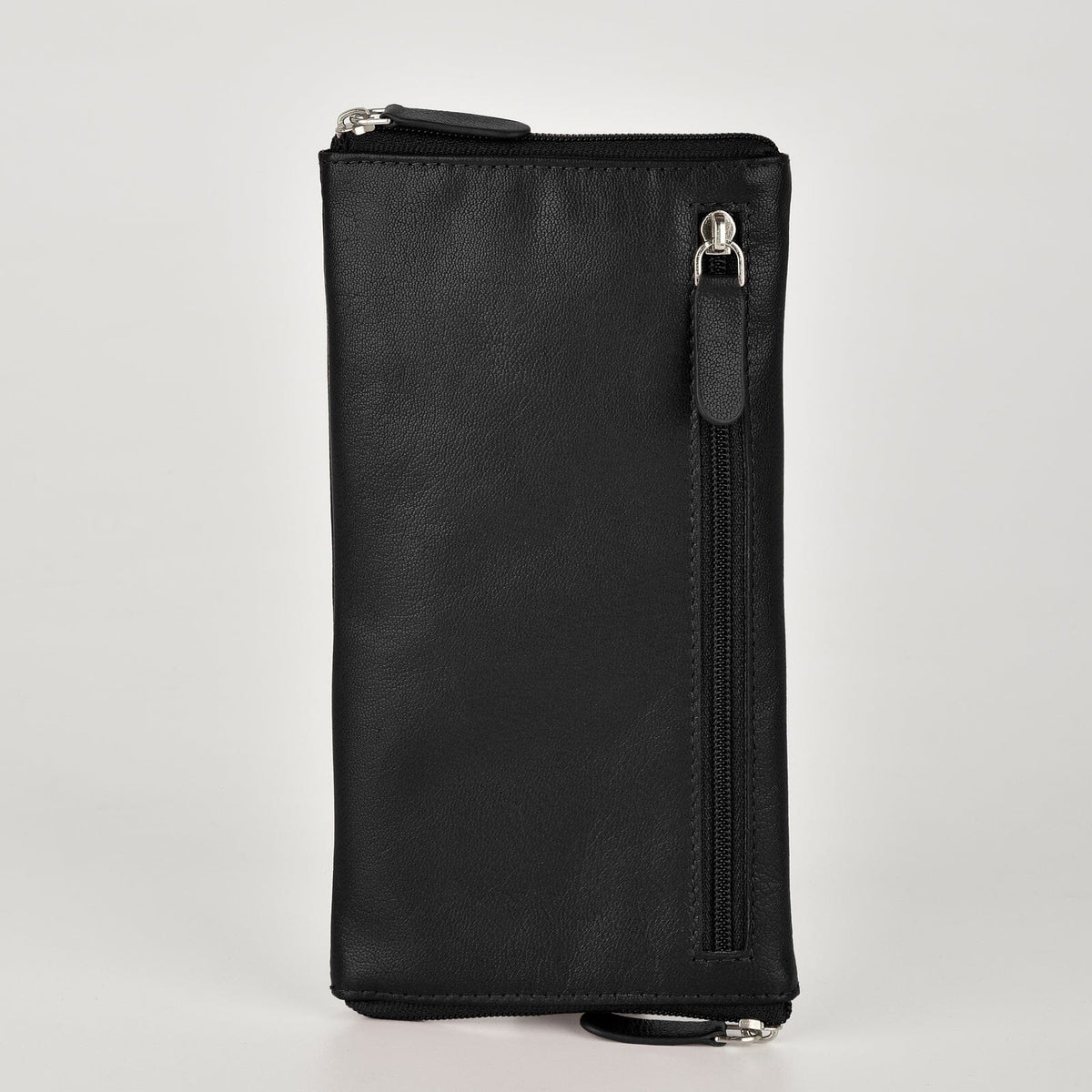 Leather Dual Glasses Holder - Dublin | Black