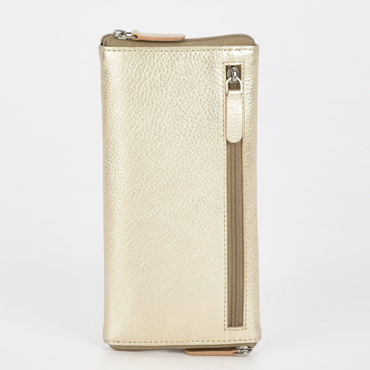 Leather Dual Glasses Holder - Dublin | Gold