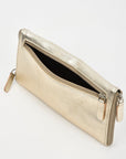 Leather Dual Glasses Holder - Dublin | Gold