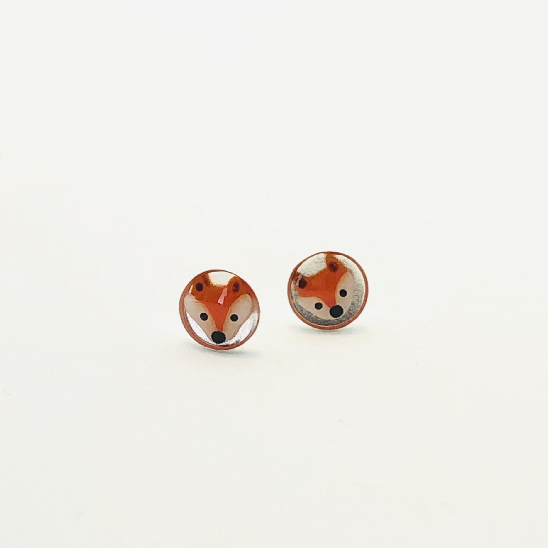 Sterling Silver Enamel  Earrings - Assorted