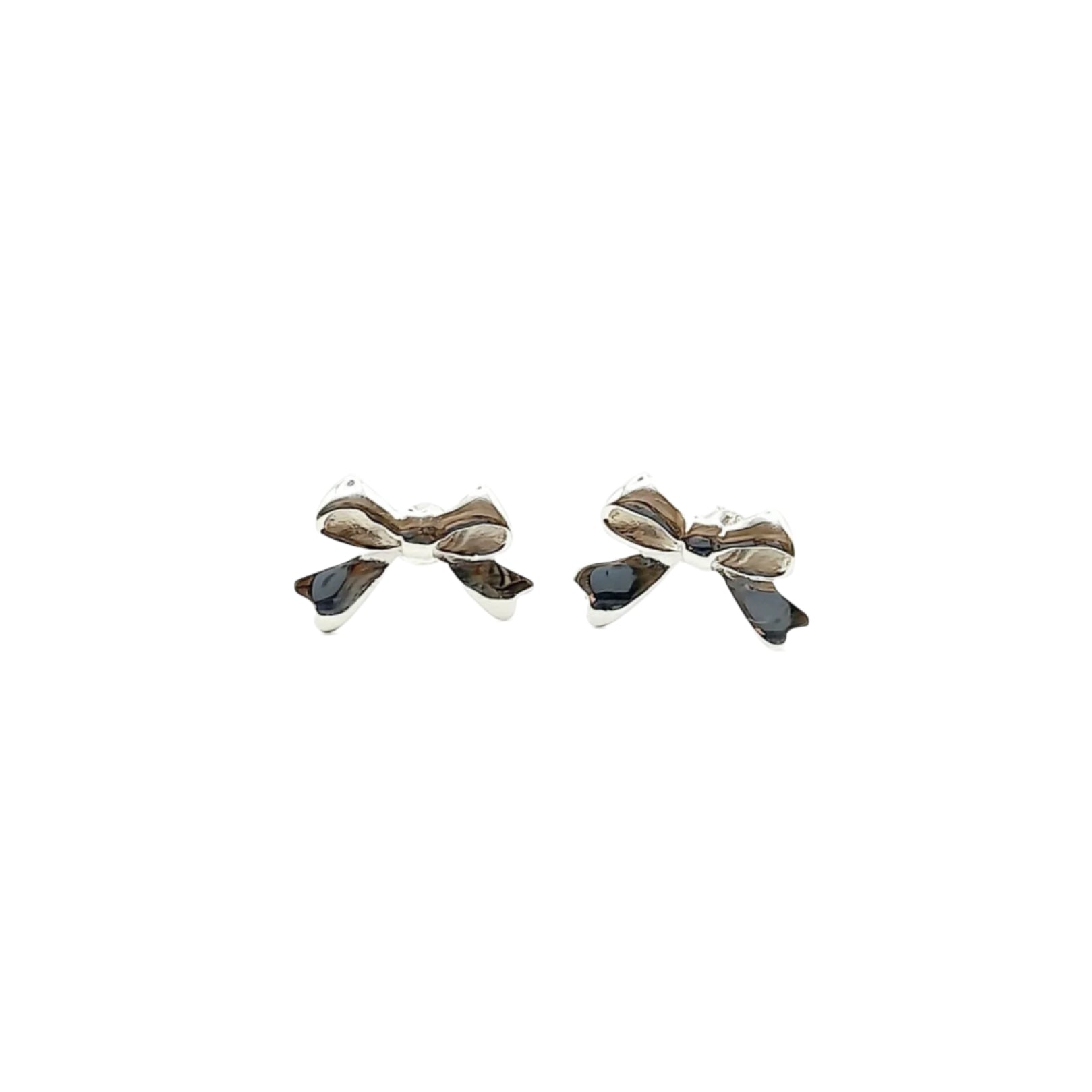 Sterling Silver  Earring - Bow | Chunky
