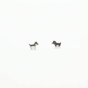 Sterling Silver - Puppy Earring