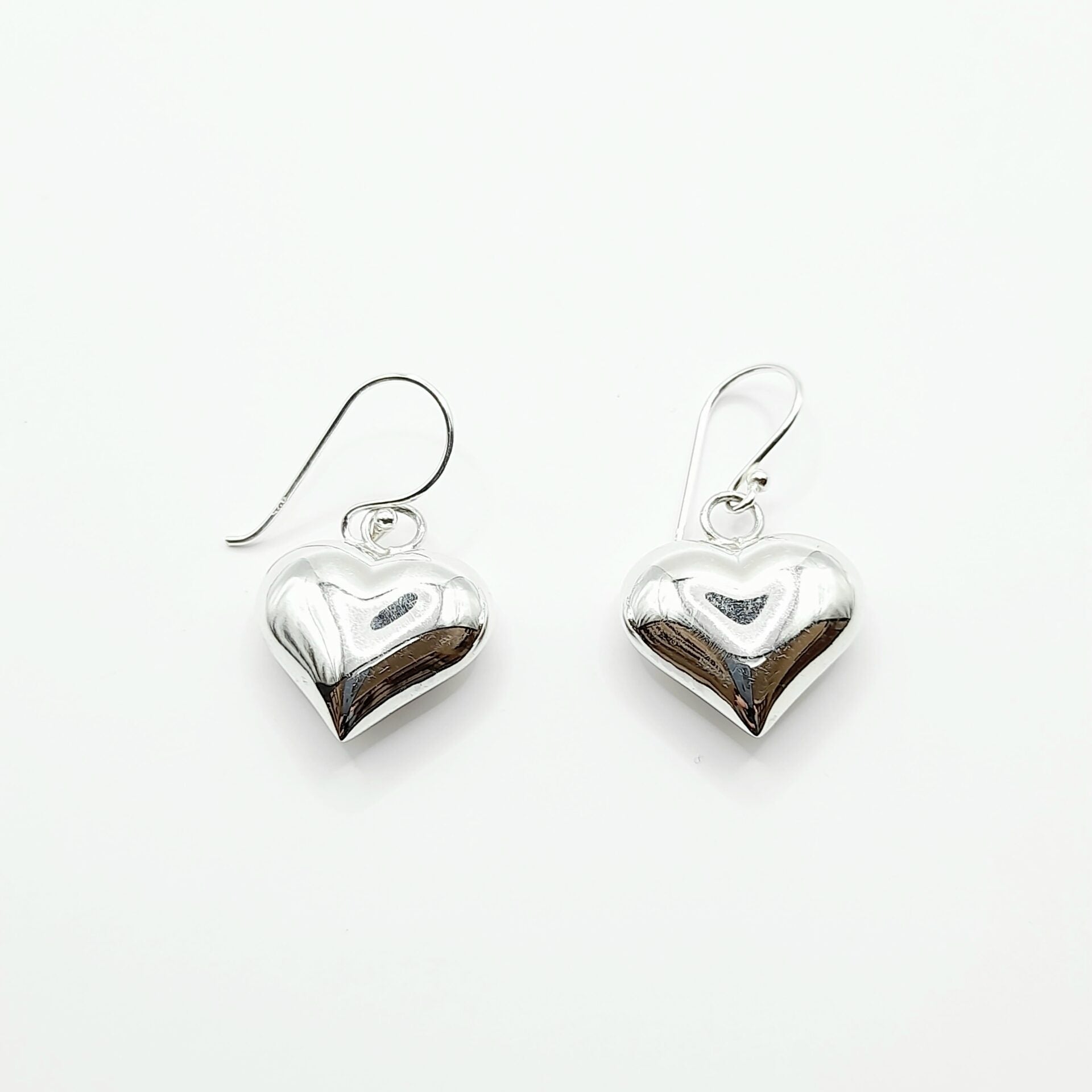 Sterling Silver Drops - Full Heart
