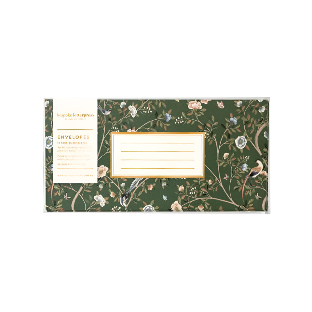 Camellia Tree 10 Pack DL Envelopes