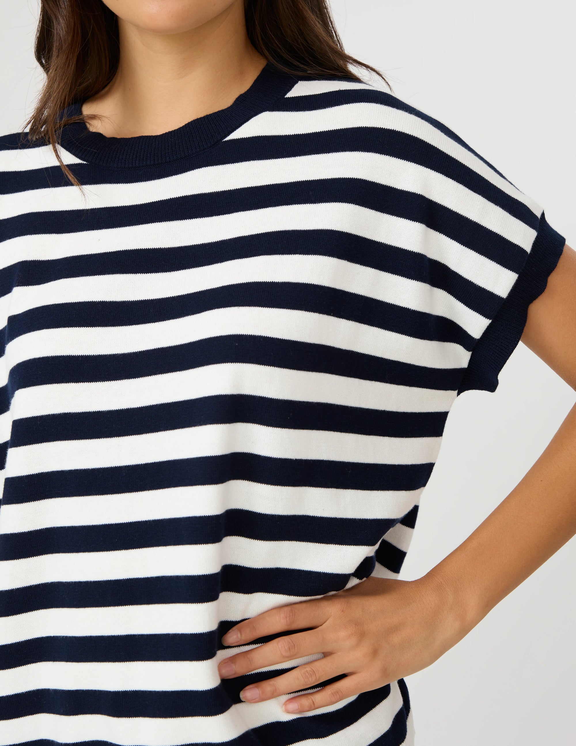 Stella + Gemma Gwen Tee - Milk|Midnight