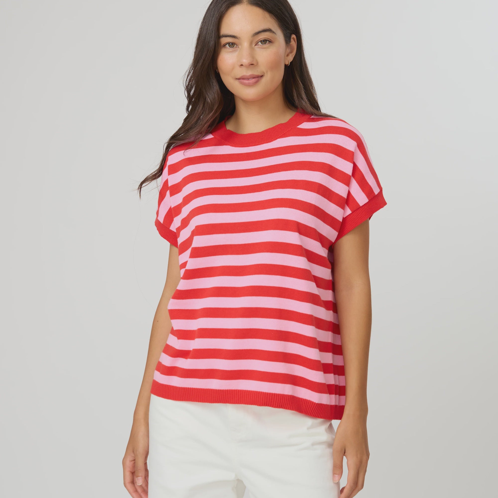 Stella + Gemma Gwen Tee - Pink | Red