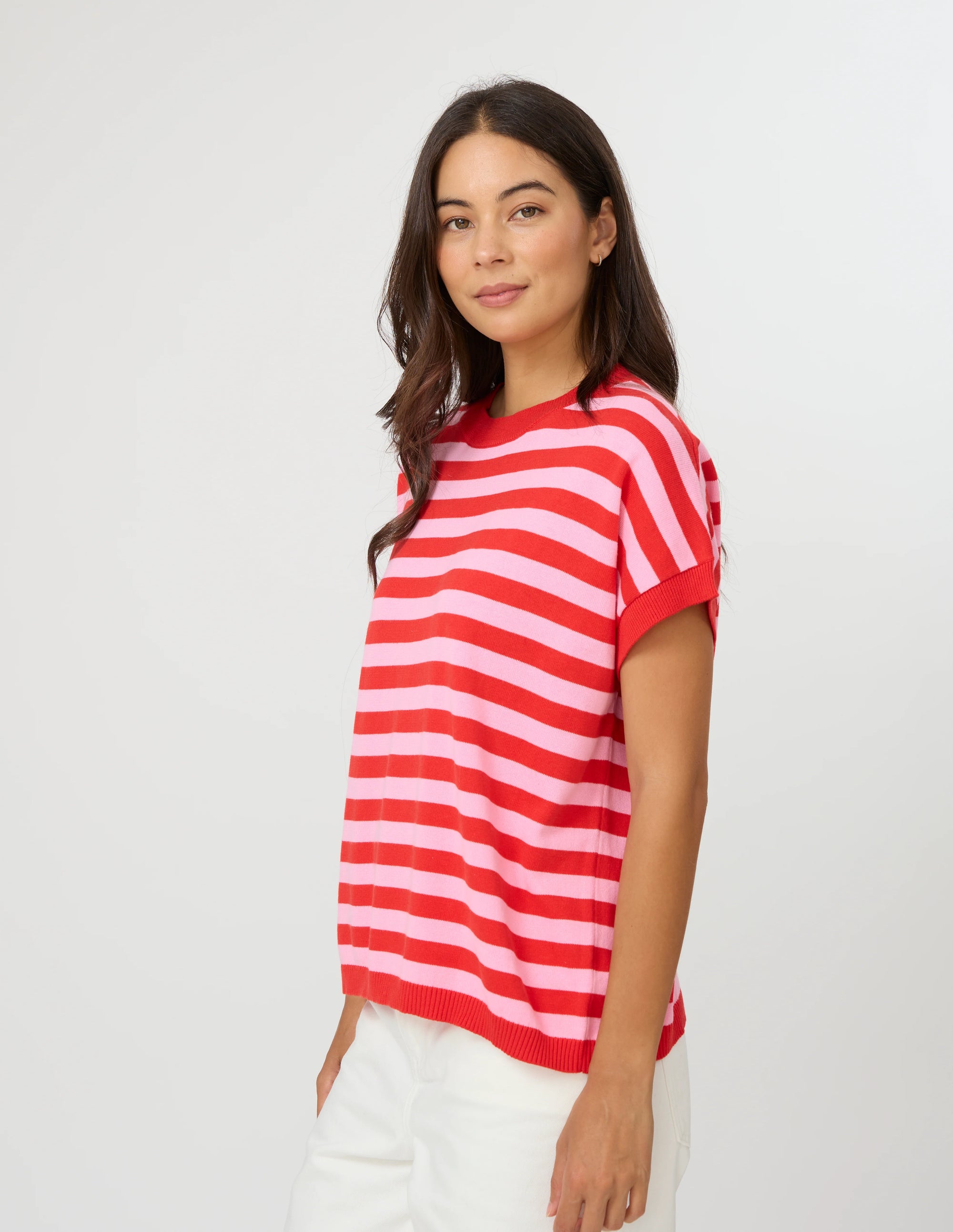 Stella + Gemma Gwen Tee - Pink | Red