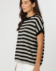 Stella + Gemma Gwen Tee - Sage| Black