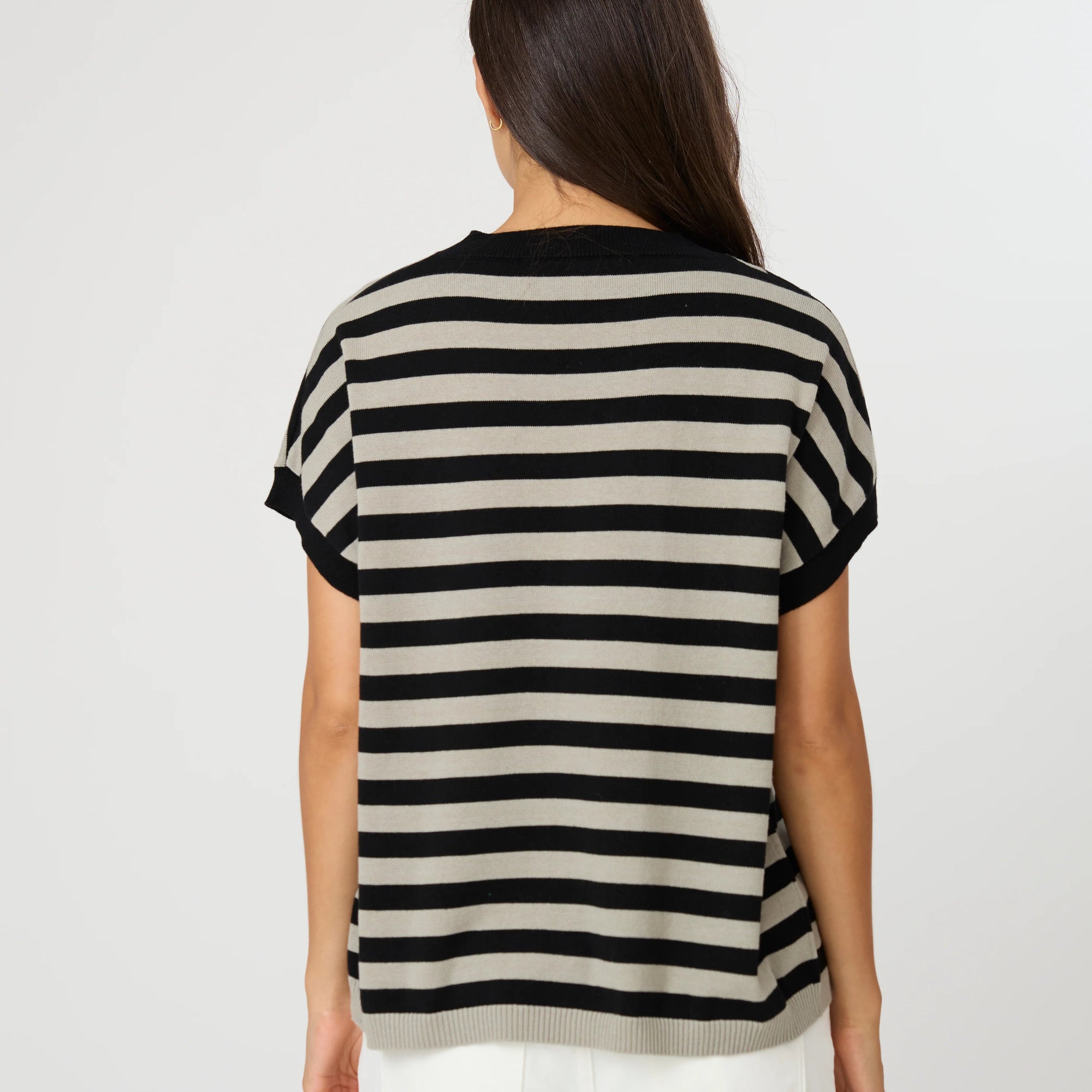 Stella + Gemma Gwen Tee - Sage| Black