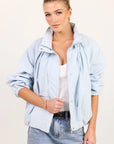 Element Funnel Neck Bomber Jacket | Ice Blue