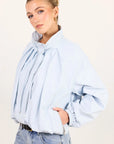 Element Funnel Neck Bomber Jacket | Ice Blue