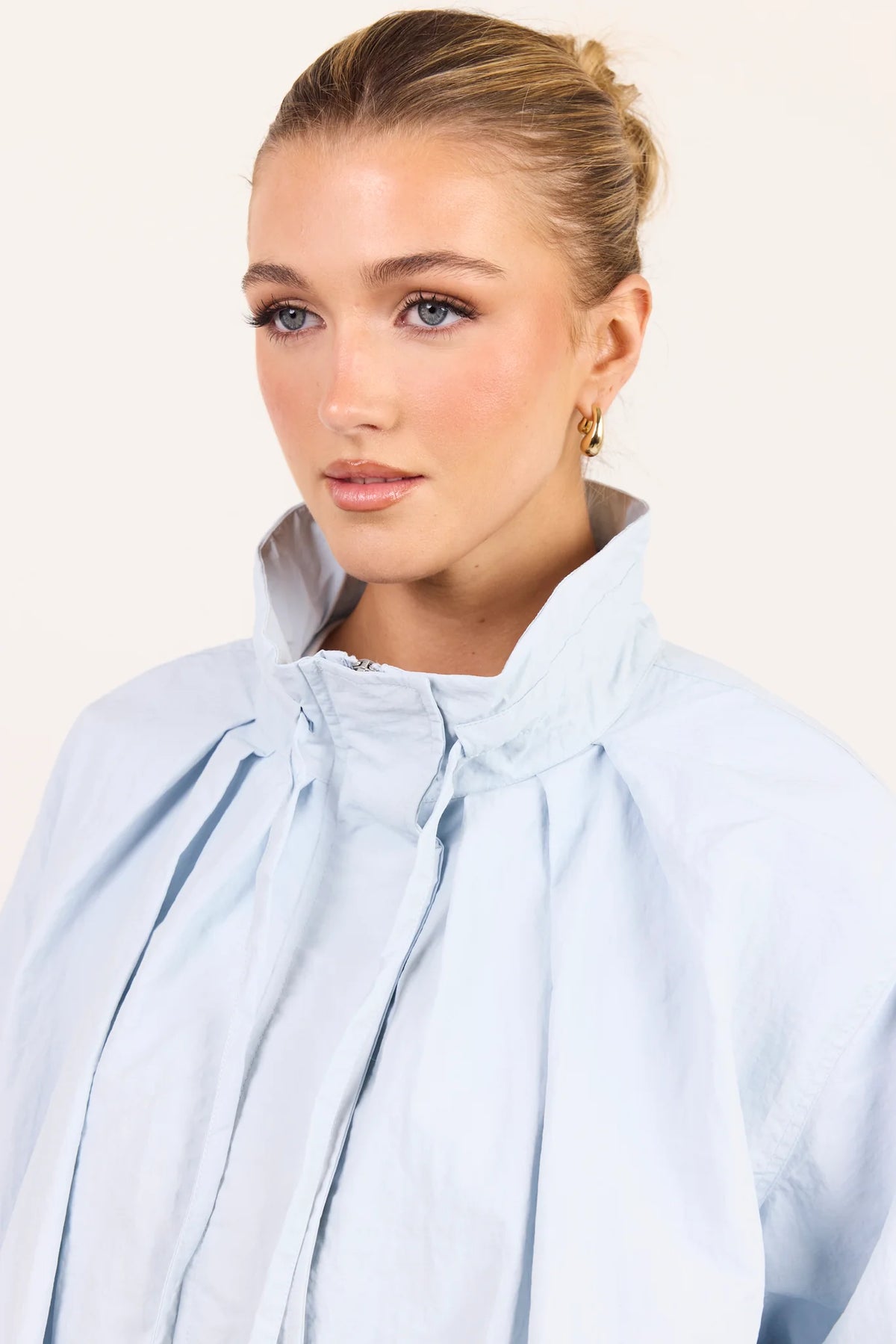 Element Funnel Neck Bomber Jacket | Ice Blue