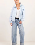 Element Funnel Neck Bomber Jacket | Ice Blue