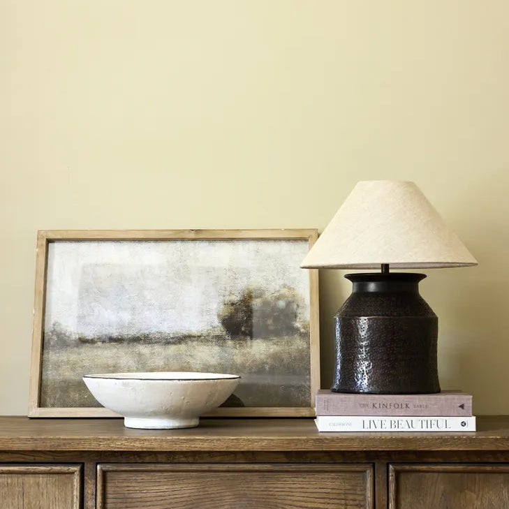 Ennis Patterned Lamp with Shade