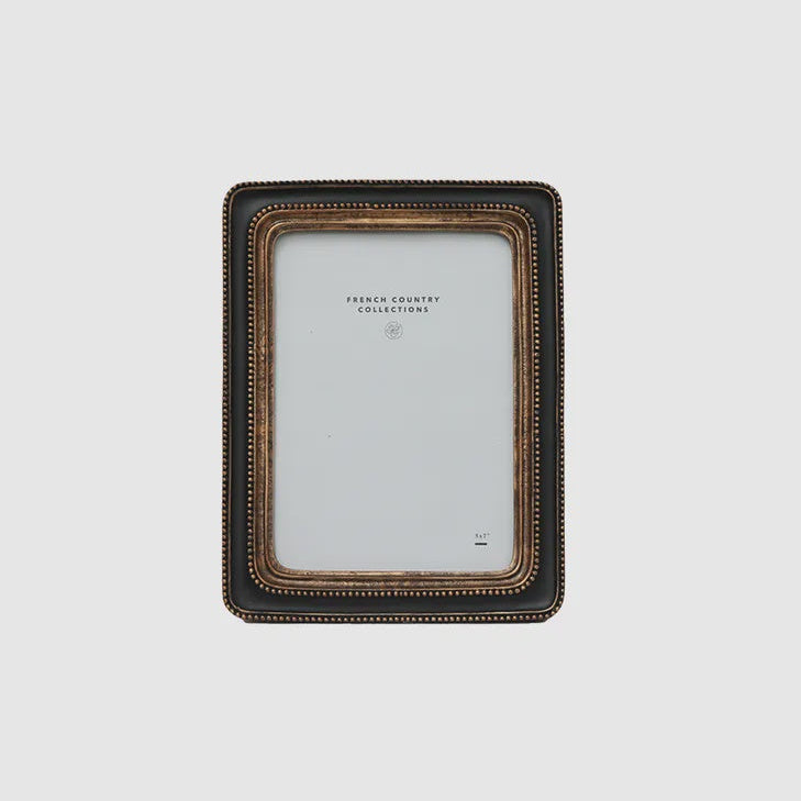 Beaded Frame in Black