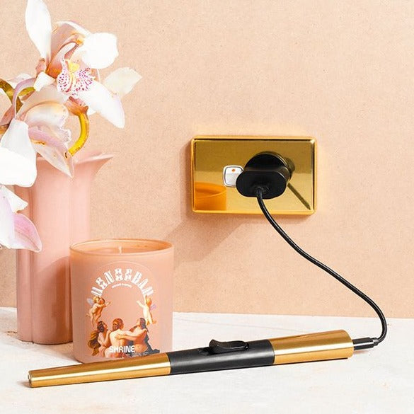 Flint Electric Candle Lighter - Gold