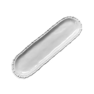 Melamine Pearl Platter White