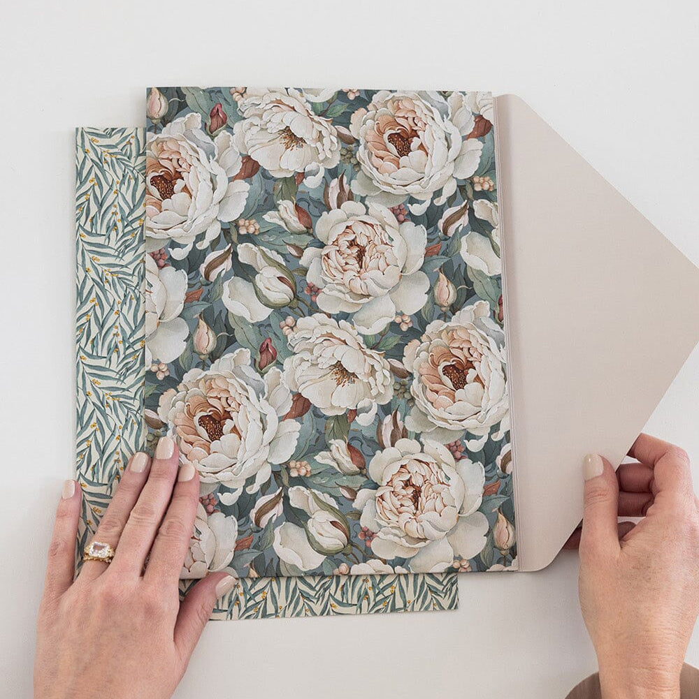 Envelope Folder A4 2 Pkt | Heritage Rose + Golden Wattle