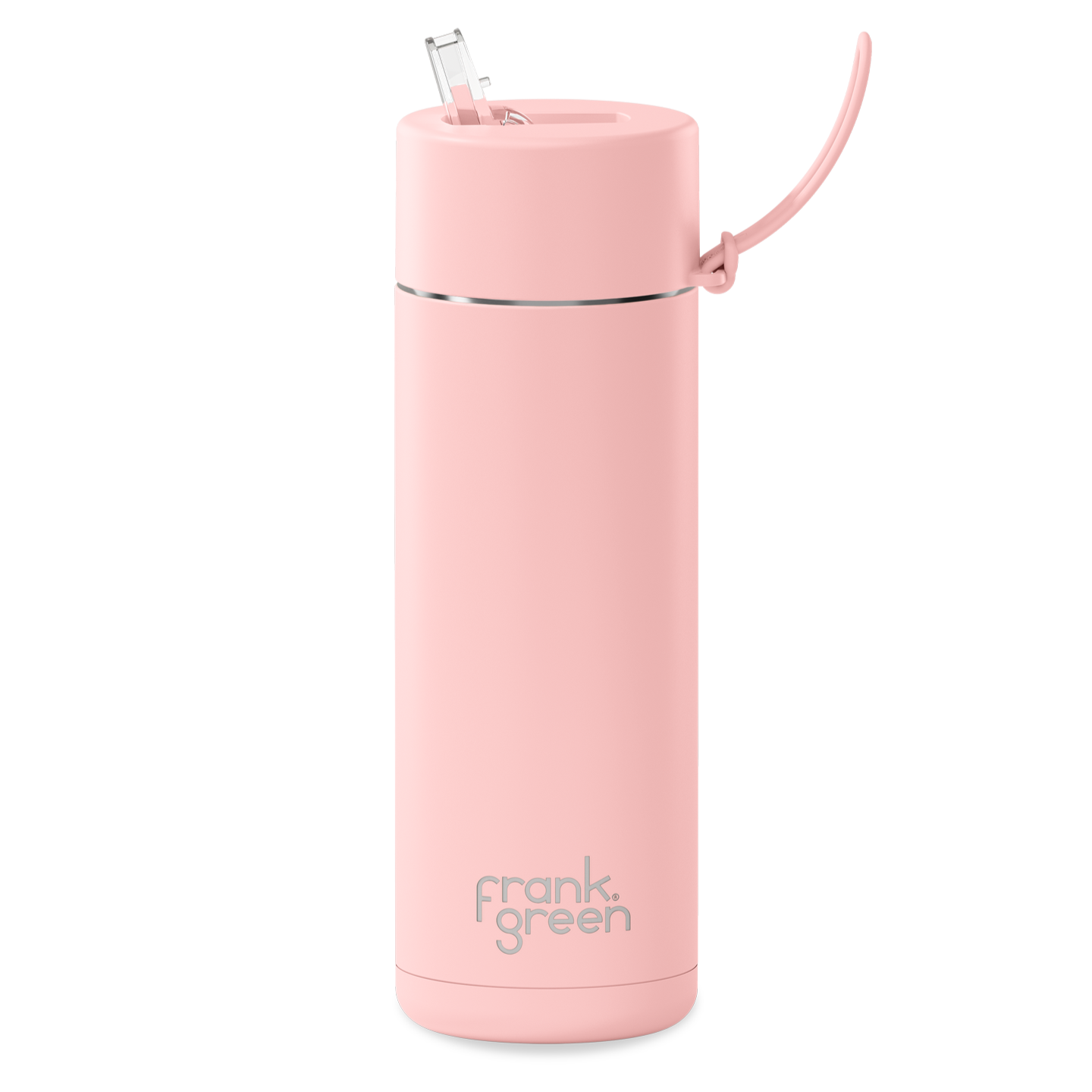 Frank Green Bottle with Straw Lid - 595ml | Blushed