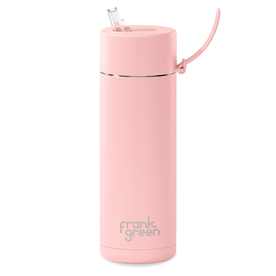 Frank Green Bottle with Straw Lid - 595ml | Blushed